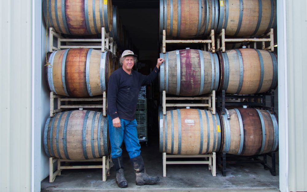Terry and wine barrels