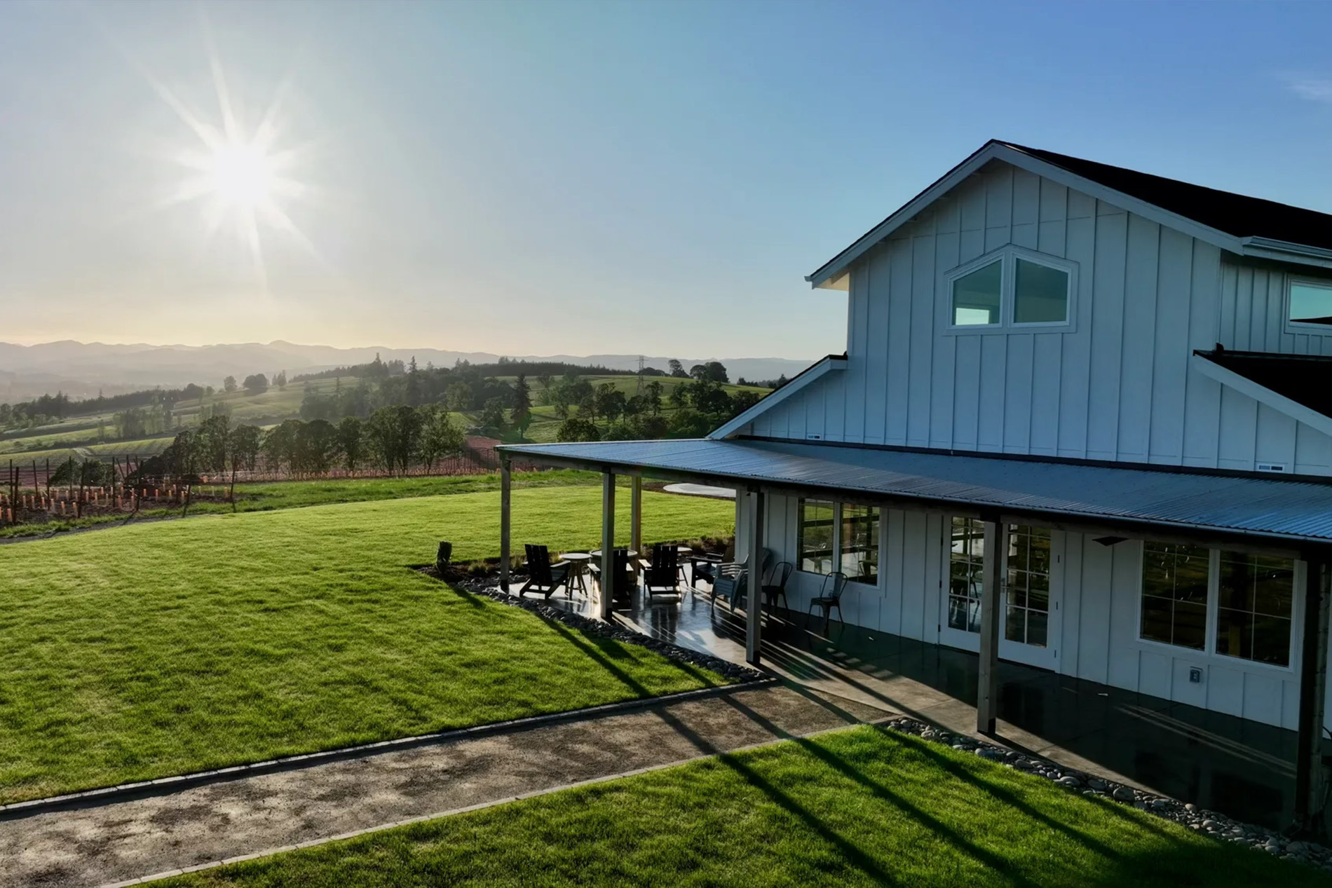 Best wine tasting with a view in Yamhill Carlton, Ghost Hill Cellars